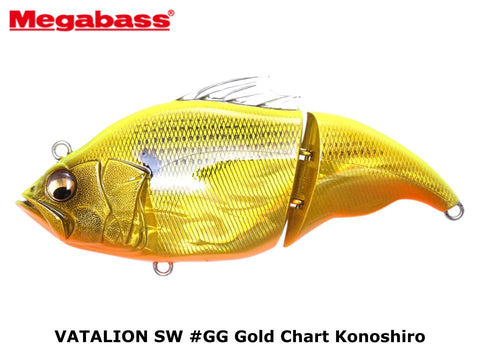 Megabass VATALION SW #GG Gold Chart Konoshiro
