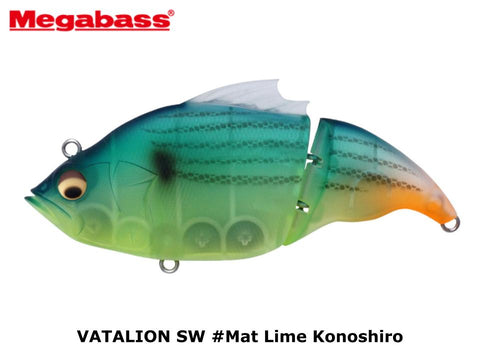 Megabass VATALION SW #Mat Lime Konoshiro