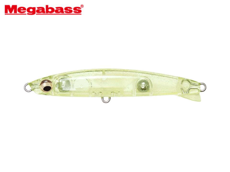 Megabass COLLIE #Clear Chart Glow Glitter