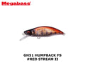 Megabass GH51 Humpback FS #Red Stream II