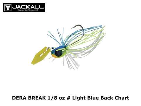 Jackall Dera Break 1/8oz #Light Blue Back Chart