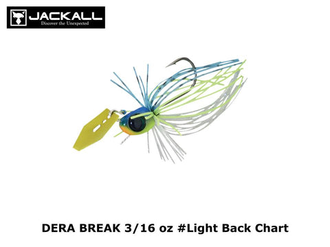 Jackall Dera Break 3/16oz #Light Blue Back Chart