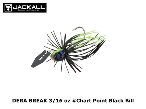 Jackall Dera Break 3/16oz #Chart Point Black Gill