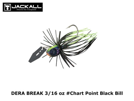 Jackall Dera Break 3/16oz #Chart Point Black Gill