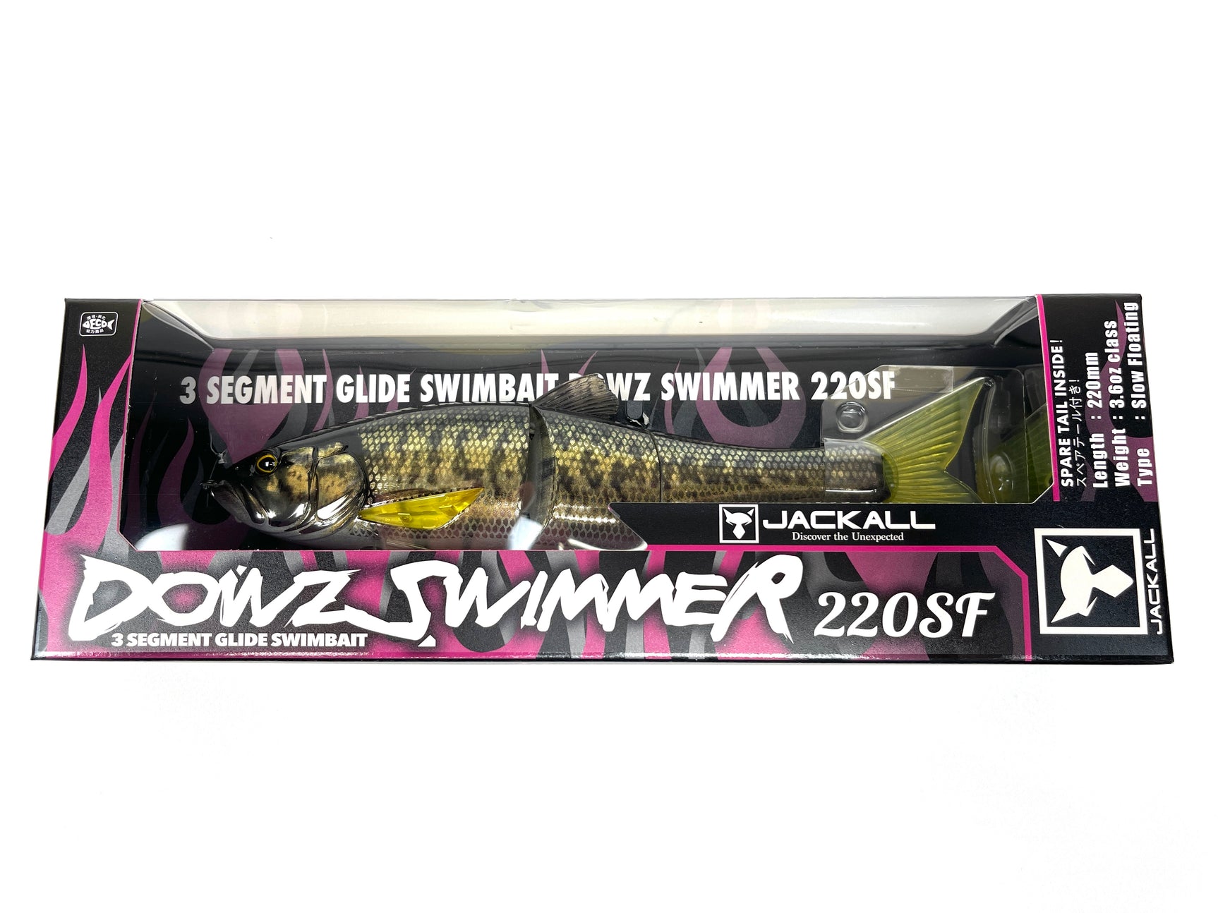 Jackall Dowz Swimmer 220SF #RT Large Mouth Bass