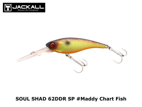 Jackall Soul Shad 62DDR SP #Muddy Chart Fish