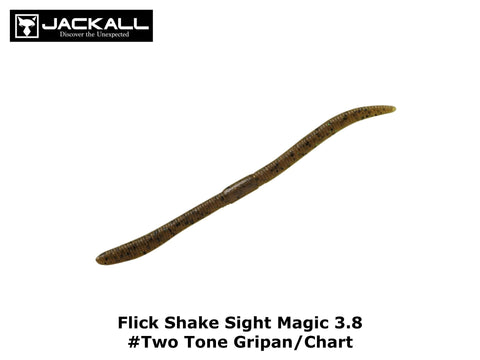 Jackall Flick Shake Sight Magic 3.8 #Two Tone Gripan/Chart