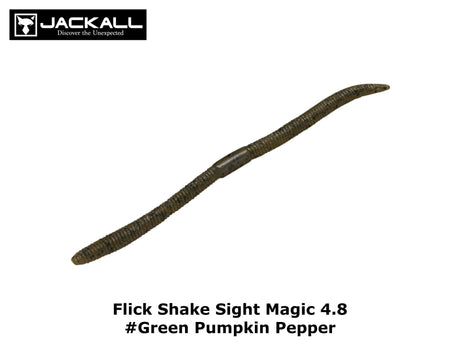 Jackall Flick Shake Sight Magic 4.8 #Green Pumpkin Pepper