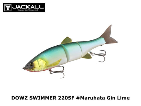 Jackall Dowz Swimmer 220SF #Maruhata Gin Lime
