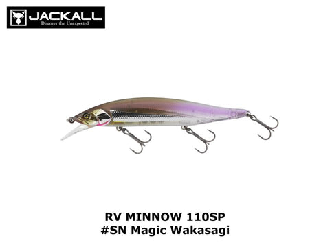 Jackall RV MINNOW 110SP #SN Magic Wakasagi