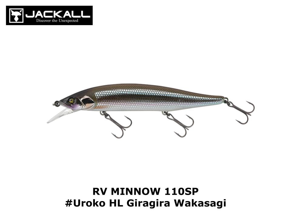 Jackall RV MINNOW 110SP #Uroko HL Giragira Wakasagi