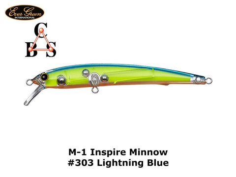 Evergreen M1 Inspire Minnow #303 Lightning Blue