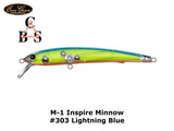 Evergreen M1 Inspire Minnow #303 Lightning Blue