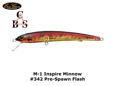 Evergreen M1 Inspire Minnow #342 Pre-Spawn Flash