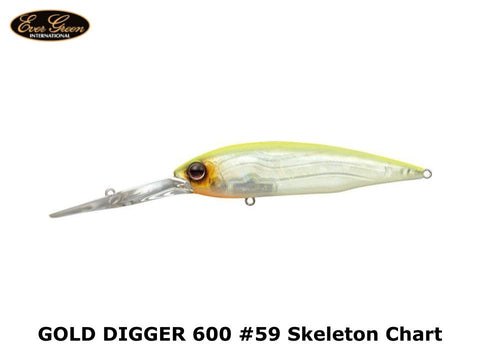 Evergreen Gold Digger 600 #59 Skeleton Chart