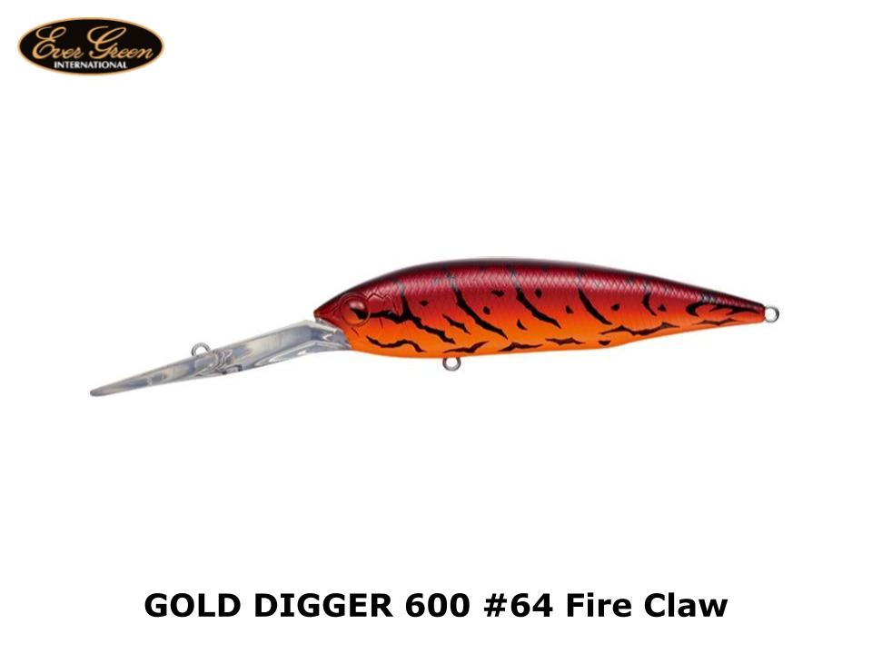 Evergreen Gold Digger 600 #64 Fire Claw – JDM TACKLE HEAVEN