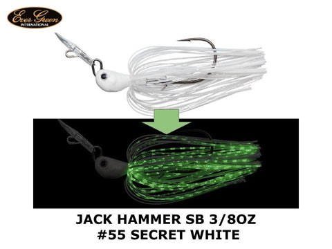 Evergreen Jack Hammer SB 3/8oz #55 Secret White