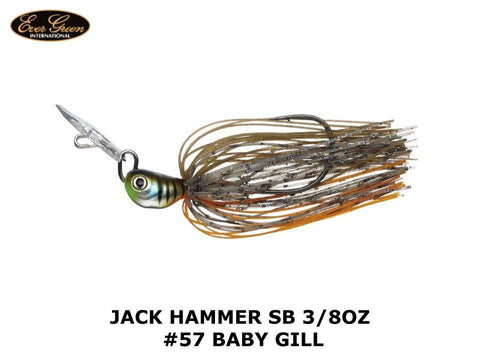 Evergreen Jack Hammer SB 3/8oz #57 Baby Gill