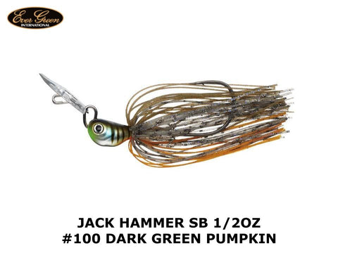 Evergreen Jack Hammer SB 1/2oz #100 Dark Green Pumpkin