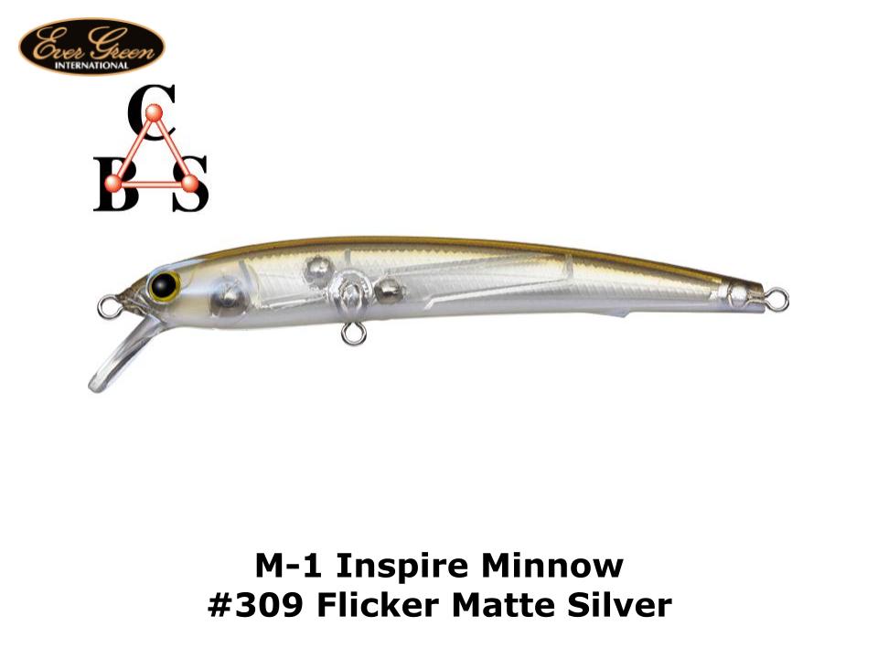 evergreen international fishing lures Evergreen M1 Inspire Minnow #309 Flicker Matte Silver – JDM TACKLE HEAVEN
