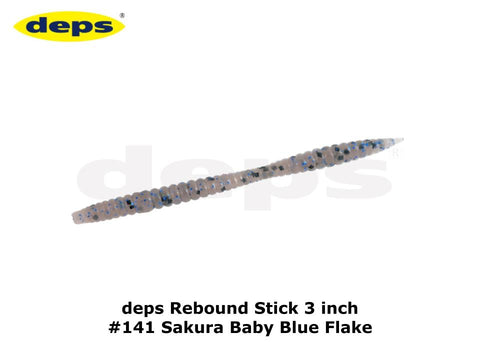 deps Rebound Stick 3 inch #141 Sakura Baby Blue Flake