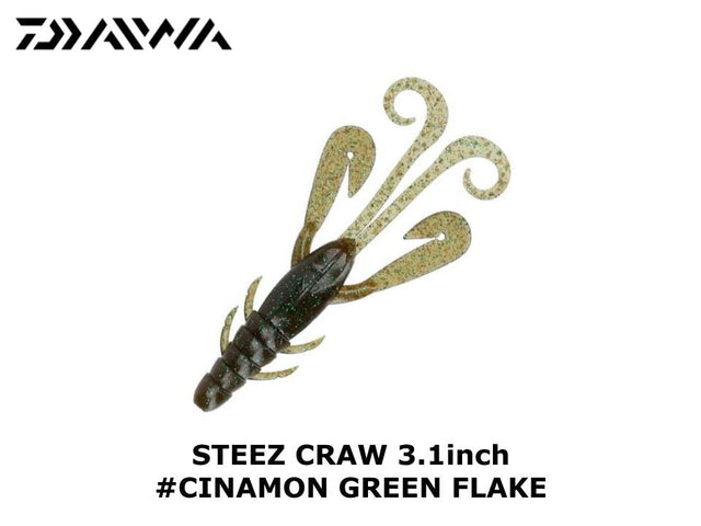 Daiwa Steez Craw 3.1 inch #Cinamon Green Flake