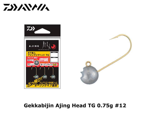 Daiwa Gekkabijin Ajing Head TG 0.75g #12