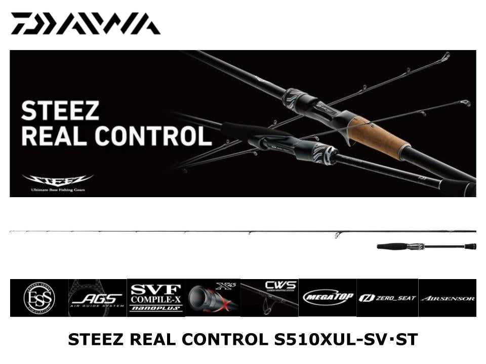 Daiwa 23 Steez Real Control RC S510XUL-SV-ST – JDM TACKLE HEAVEN