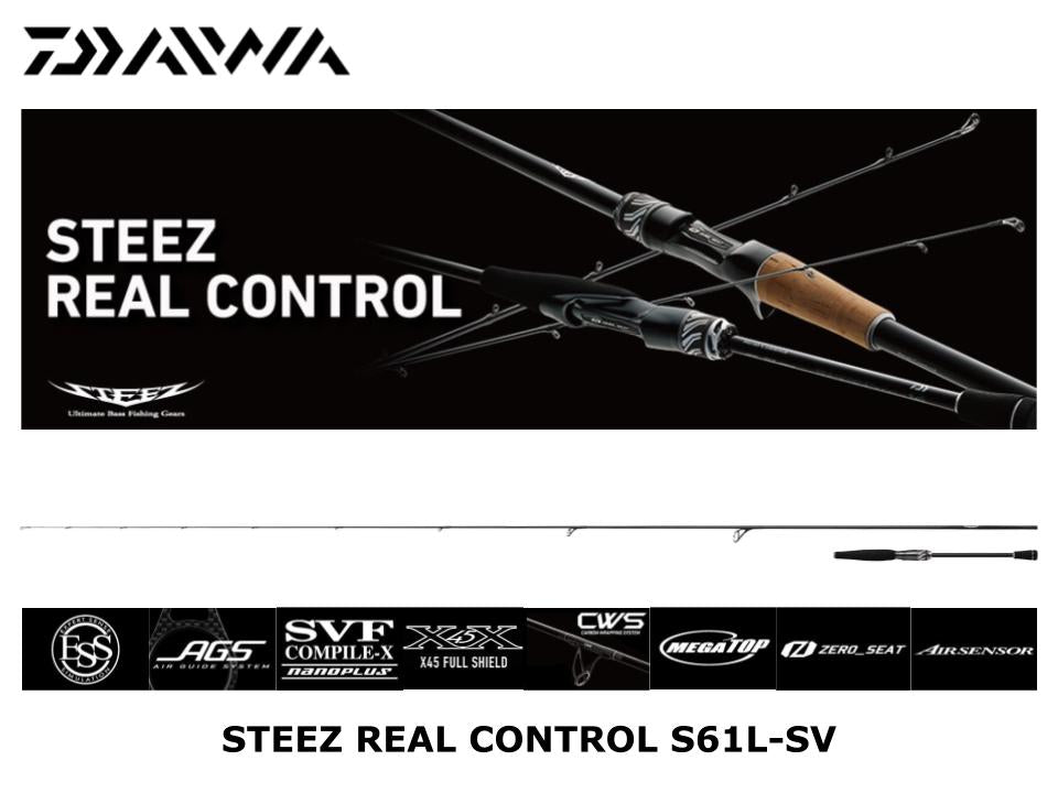 Daiwa 23 Steez Real Control RC S61L-SV – JDM TACKLE HEAVEN