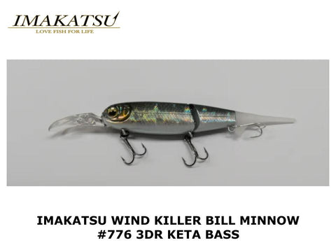 Imakatsu WIND KILLER BILL MINNOW #776 3DR Keta bass