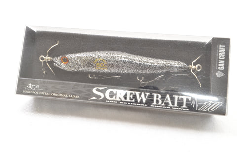 Gan Craft Screw Bait 110 Type-NS #TS-02 60th Anniversary Color Silver