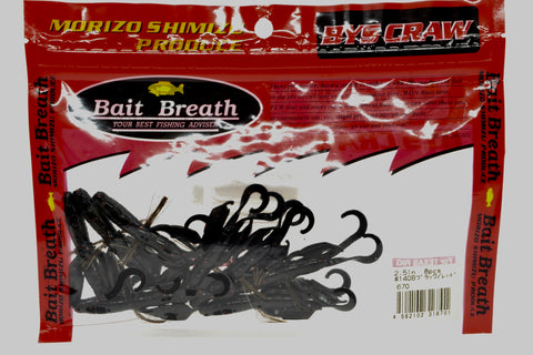 Bait Breath BYS Craw 2.5inc #140B Black/Red