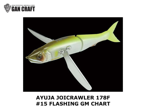 Gan Craft  Ayuja Joicrawler 178F #15 Flashing GM Chart