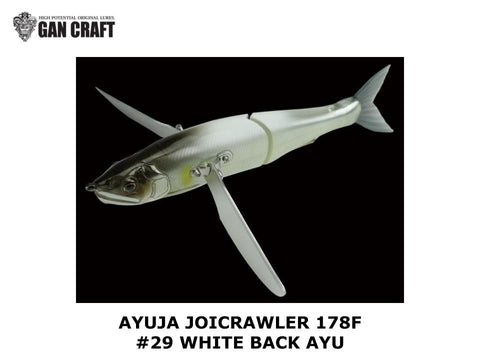 Gan Craft  Ayuja Joicrawler 178F #29 White Back Ayu