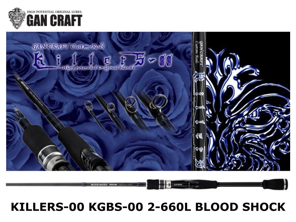 Gan Craft Killers-00 Blue Spinning KGBS-00 2-660L Blood Shock