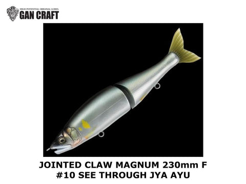 Gan Craft Jointed Claw Magnum 230mm F #10 See Through Jya Ayu