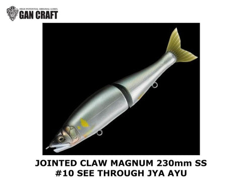 Gan Craft Jointed Claw Magnum 230mm SS #10 See Through Jya Ayu
