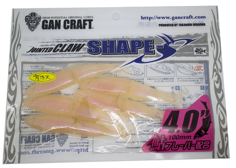Gan Craft Jointed Claw Shape-S 4.0 inch #T03 Natural Neon
