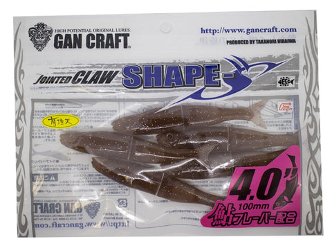 Gan Craft Jointed Claw Shape-S 4.0 inch #T04 Wakasagi Aurora F
