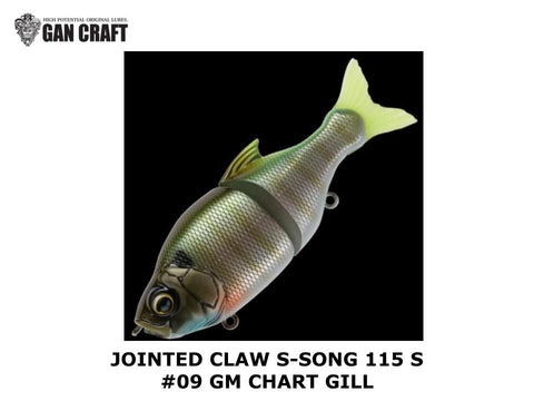 Gan Craft Jointed Claw S-Song 115 S #09 GM Chart Gill