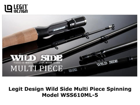 Legit Design Wild Side Multi Piece Spinning Model WSS610ML-5