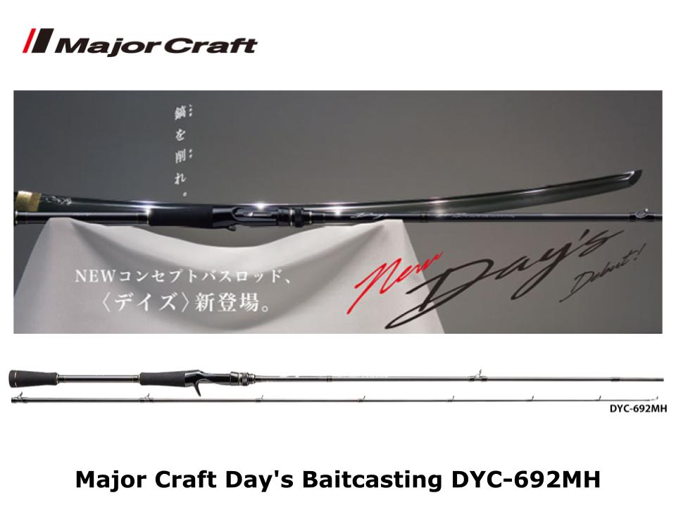 Pre-Order Major Craft Day's Baitcasting DYC-692MH