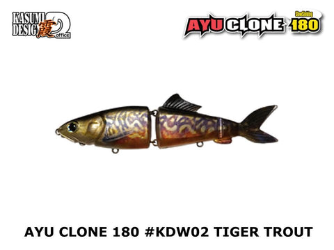 Kasumi Design Ayu Clone 180 #KDW02 Tiger Trout