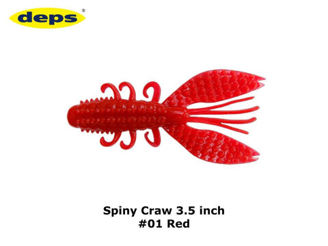 deps x Pro's One Spiny Craw 3.5 inch #01 Red