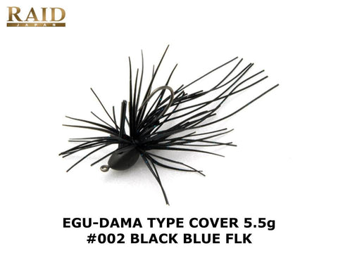 Raid Japan Egu-Dama Type Cover 5.5 g #002 Black Blue FLK