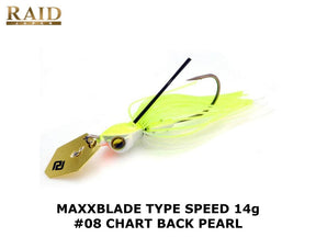 Raid Japan Maxxblade Type Speed 14 g #08 Chart Back Pearl