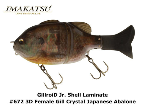 Imakatsu GillroiD Jr. Shell Laminate #672 3D Female Gill Crystal Japanese Abalone