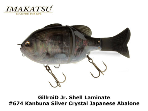 Imakatsu GillroiD Jr. Shell Laminate #674 Kanbuna Silver Crystal Japanese Abalone