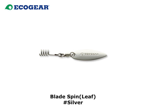 Ecogear Blade Spin Leaf #Silver