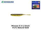 Ecogear Minnow S 3-1/2inch #171 Natural Gold